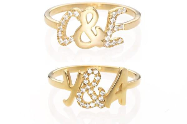 Diamond Initial Rings