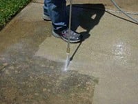 Sidewalk Presure Washing