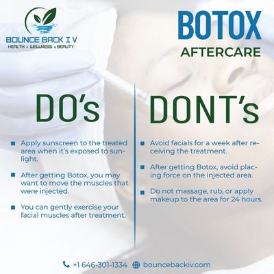 Do's and Don't about Botox