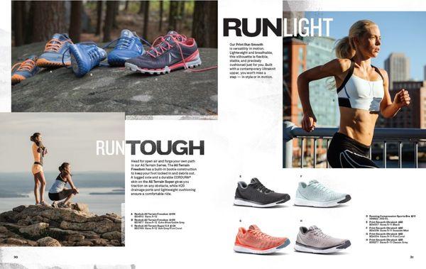 Reebok Rally Catalog Design & Photo Art Direction