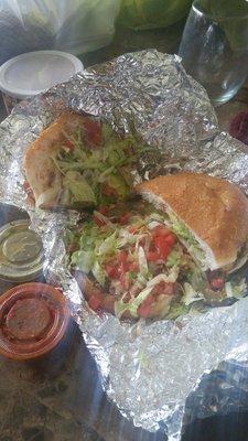 Steak torta made 2 order $4.25..,so good