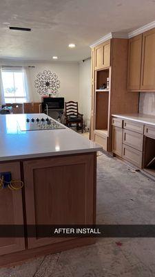 Loving our countertops from United Tile!