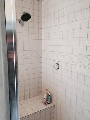 The homeowner wanted to update their master bathroom without a complete remodel.  The old steam shower was removed and was re...