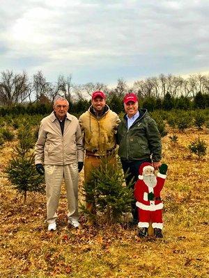 3 generations of Christmas tree farmers!