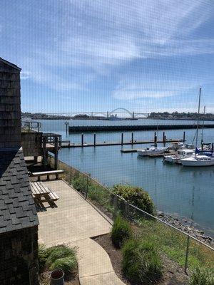 Marina, crab cooking area and dock for crabbing