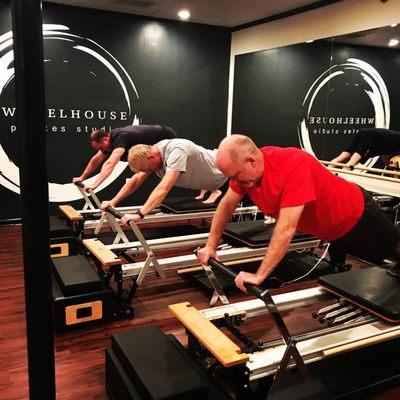 Men's Reformer Pilates class!