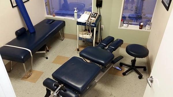 Lots of equipment to treat patients.