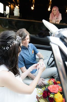 Get married in your car!