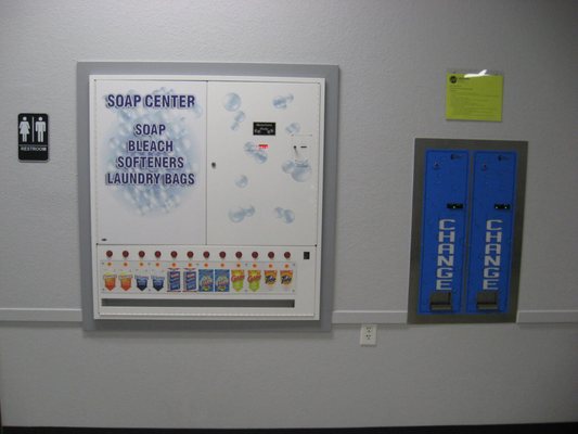 Soap Vending Machine & Change Machine