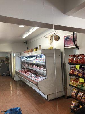 One of the many meat cases filled with great deals