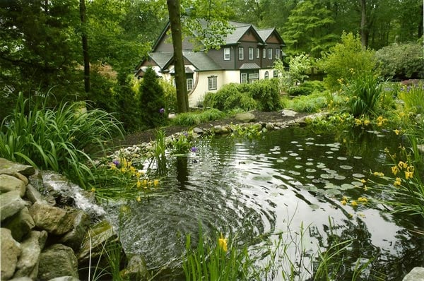 Aquascapes Koi pond and waterfall design and installation.