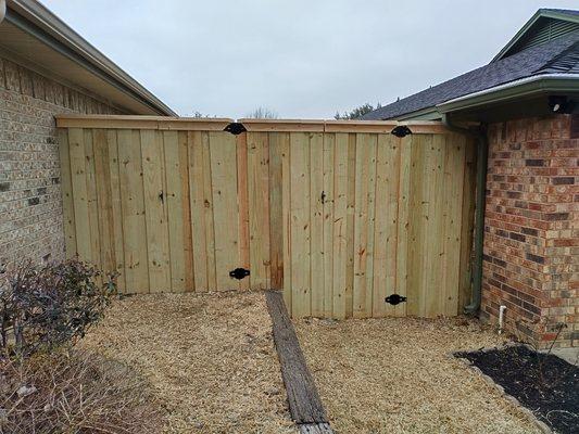 Wood  fence