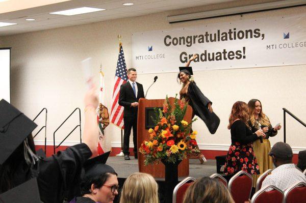 Celebrate your accomplishments! MTI College Commencement Ceremony