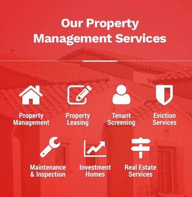 Full Property Management Services offered