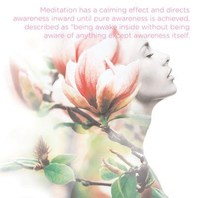 Advertisement for meditation practice