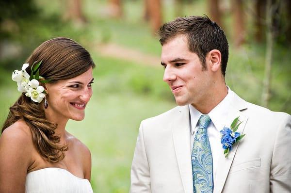 A summer mountain wedding up at Estes Park, Co.