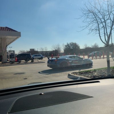 Even Captain America gets gas at the Costco gas station