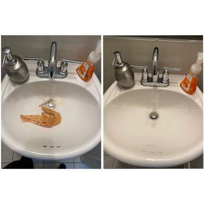 Before & After. #houston #clean #miraclemaids