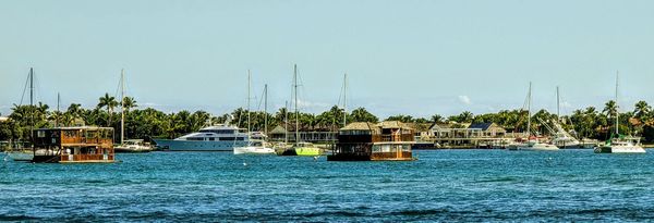 A very pleasant view from the observation deck of the manatee lagoon museum