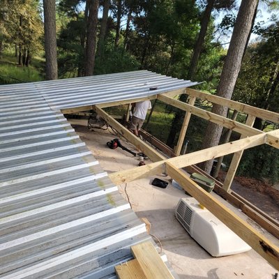 Roof build process