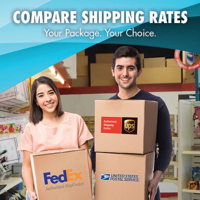 we ship all the carriers: FedEx, UPS, DHL and USPS.