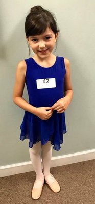 Her first audition and it was handled beautifully by the staff at Hathaway!