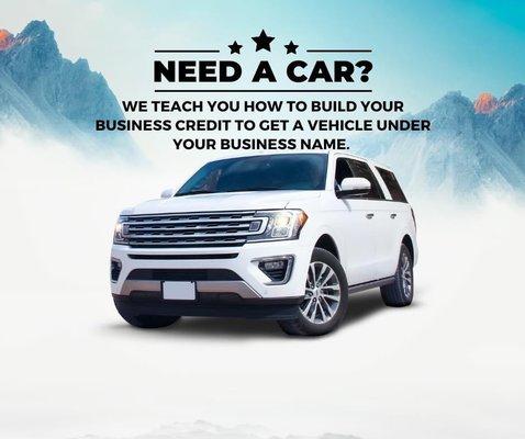 Build Business Credit without your EIN Only! We can help you get your dream vehicle in 30-90 days 
Www.bossladykinzer.com