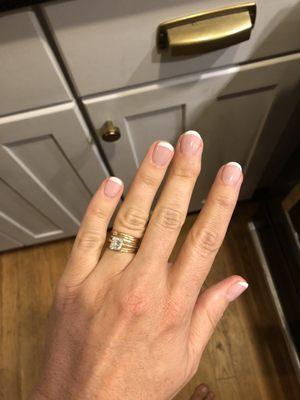 I'm so happy with my dip powder French manicure! Katie at Simply Polished did an AMAZING job! I am definitely going back.