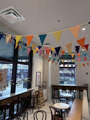 Playful pennant flags