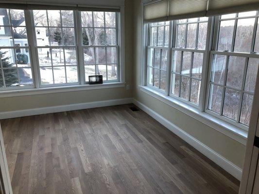 White oak floors