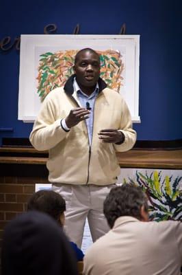 Speaker at workshop by the Sri Chinmoy Meditation Centre, New York.