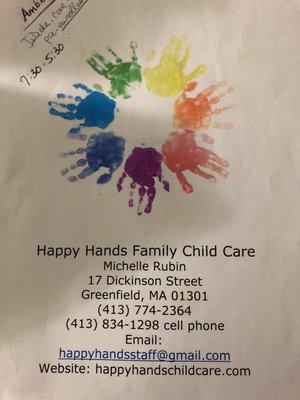 Happy Hands Family Child Care