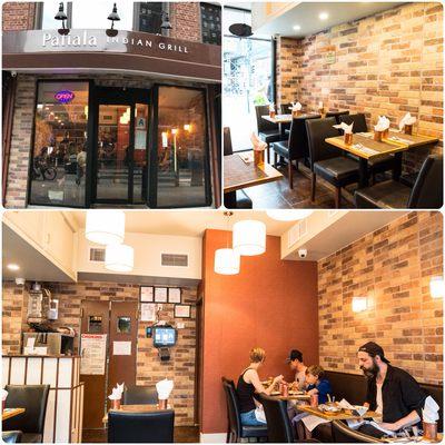 Small## modern ## peaceful brick walled space to make one memorable dining in your busy life ##