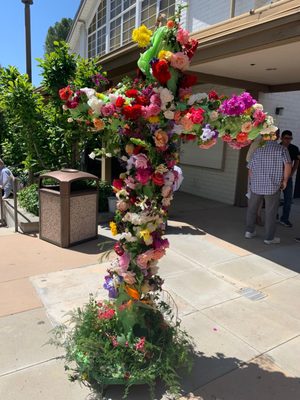 Easter flower cross