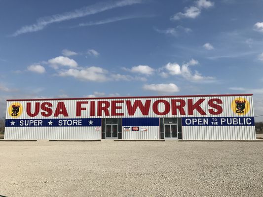 Stop by our 6,000' USA Fireworks Super Store located at 5531 Hwy 78 in Copeville, TX (Collin County).