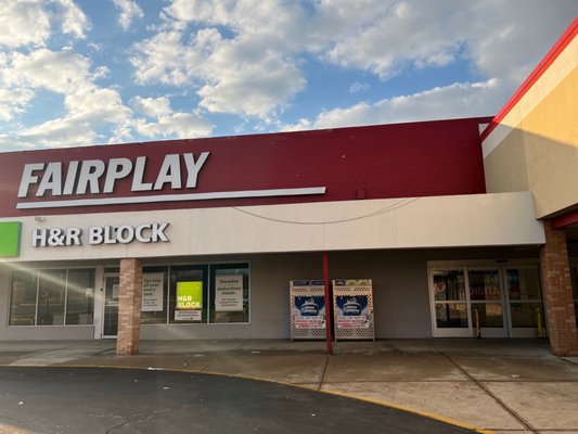 Back entrance to store