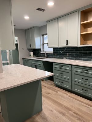 Remodeled kitchen