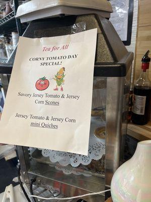 8/12/2023 corny tomato day special