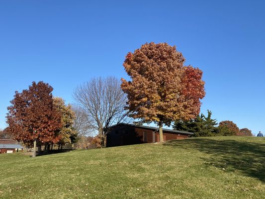 Absolutely gorgeous fall day sunny w/clear skies 60 degrees