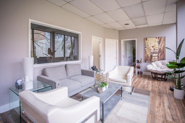 Our main lobby with great natural light.