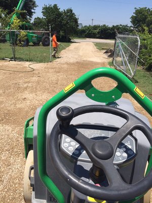 Building a gravel driveway for a shop