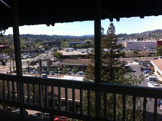 Amazing view of downtown Walnut Creek from my dental chair.