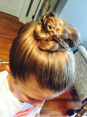 Flawless updo !