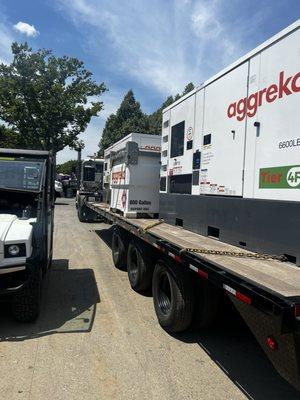 More large vehicles  blocking our way