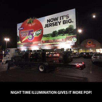 New Jersey Lottery wanted to go BIG! They choose Billboards2Go.com to help promote their games!