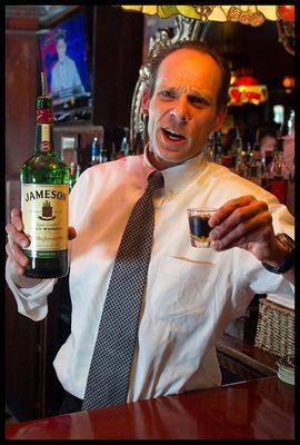 Bartender John Blair at Martin's Tavern in Georgetown, DC