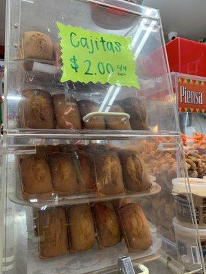 Cajitas bread like the ones they make in Guerrero, Mexico