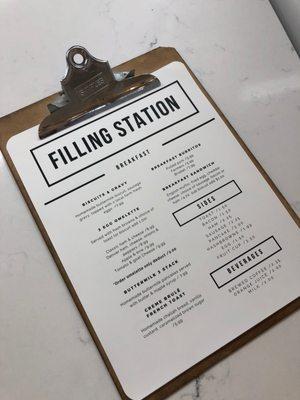 The Filling Station Ames Breakfast Menu