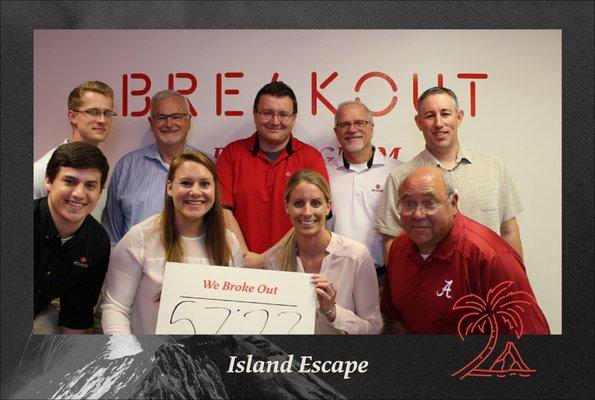 We escaped!!!!!!!!!