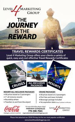 Rewards certificate program